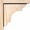 Ekena Millwork New Brighton Smooth Corbel w/Backplate, Douglas Fir, 5 1/2"W x 10"D x 10"H COR06X10X10NEB01SDF - alternate 3